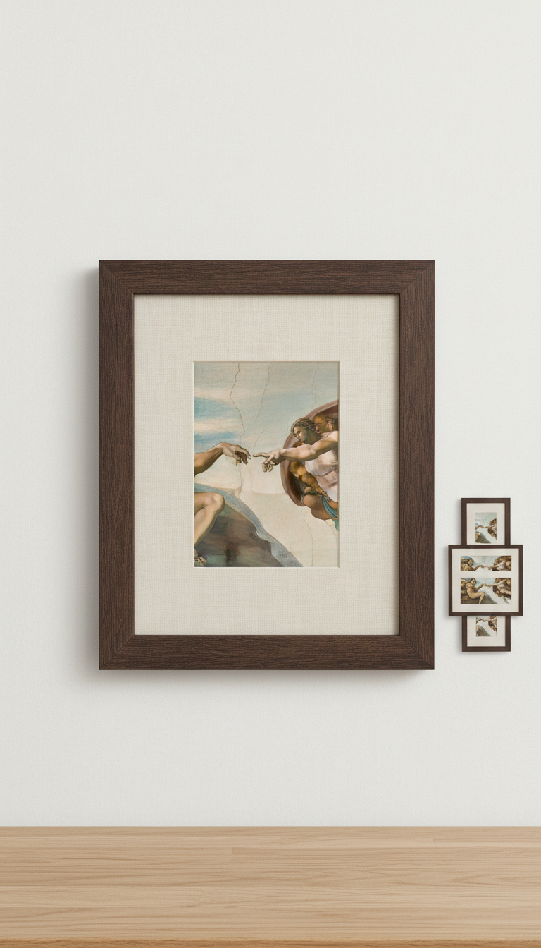 Framed Print – The Creation of Adam