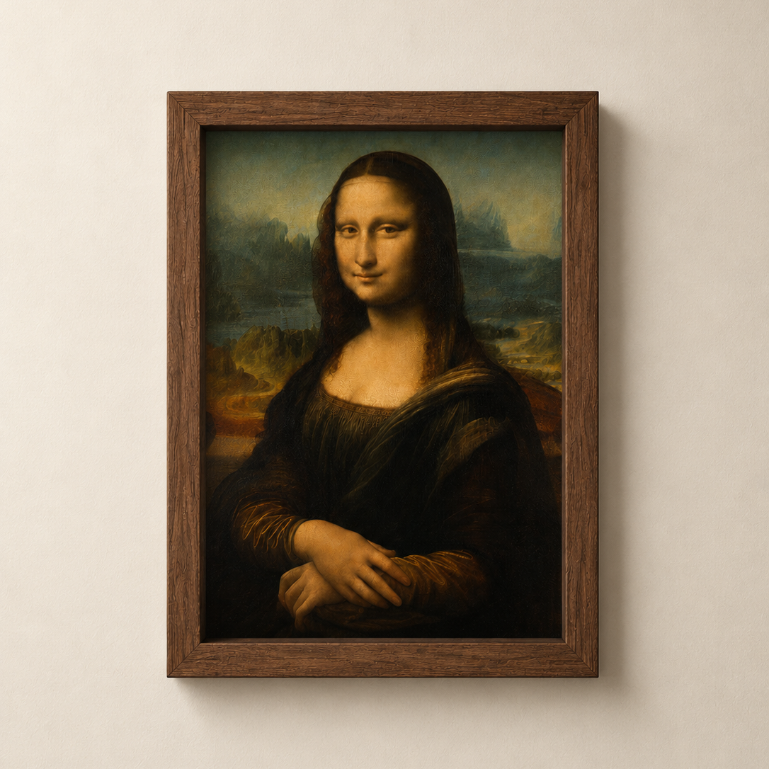 The Mona Lisa by Leonardo da Vinci c. 1503–1519