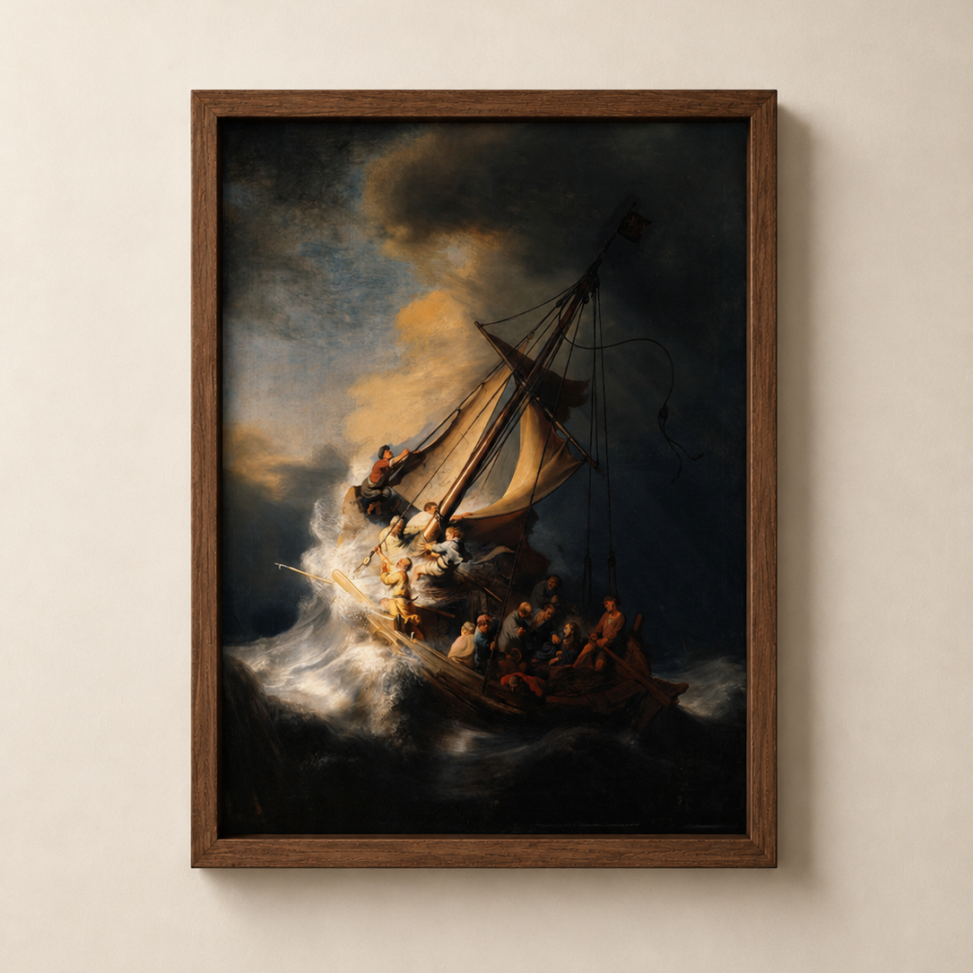 The Storm on the Sea of Galilee by Rembrandt c. 1633